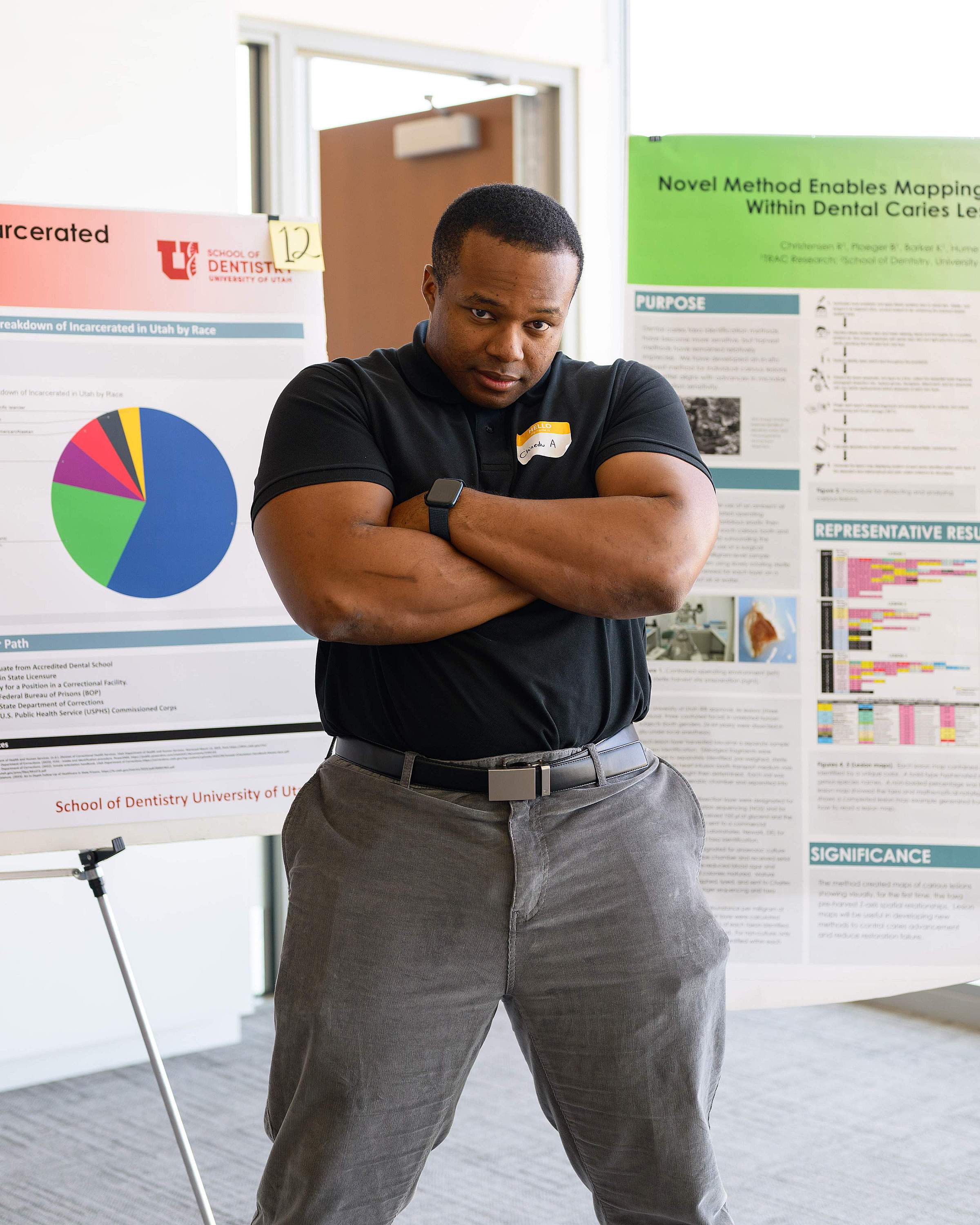 Chinedu at Research Day